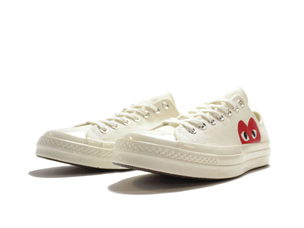 Converse Chuck Taylor All Star 70 Ox Comme des Garcons PLAY White-Converse-pikastore.cz