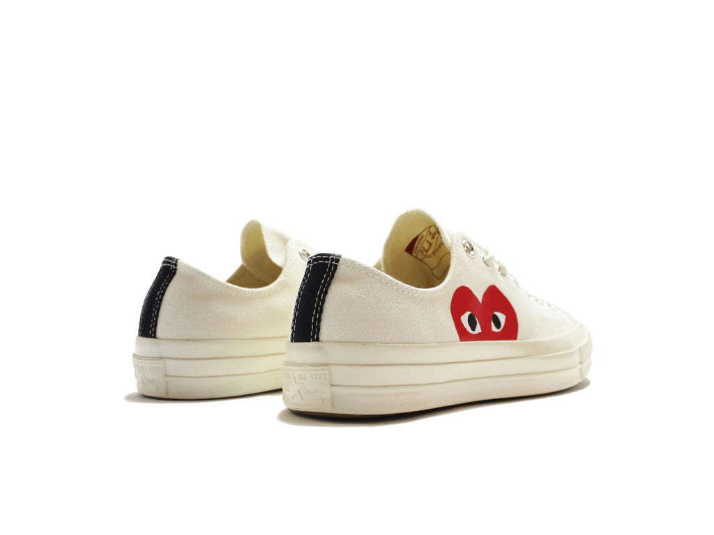 Converse Chuck Taylor All Star 70 Ox Comme des Garcons PLAY White-Converse-pikastore.cz