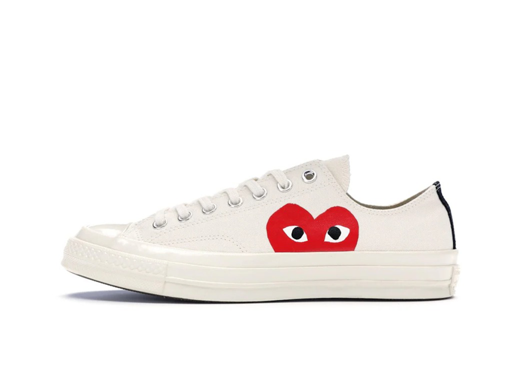 Converse Chuck Taylor All Star 70 Ox Comme des Garcons PLAY White-Converse-pikastore.cz