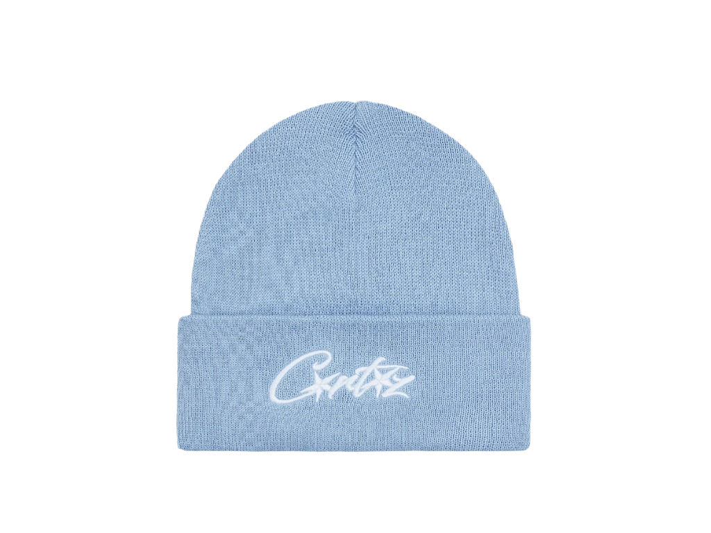 Corteiz Allstarz Folded Beanie Baby Blue-Corteiz-pikastore.cz