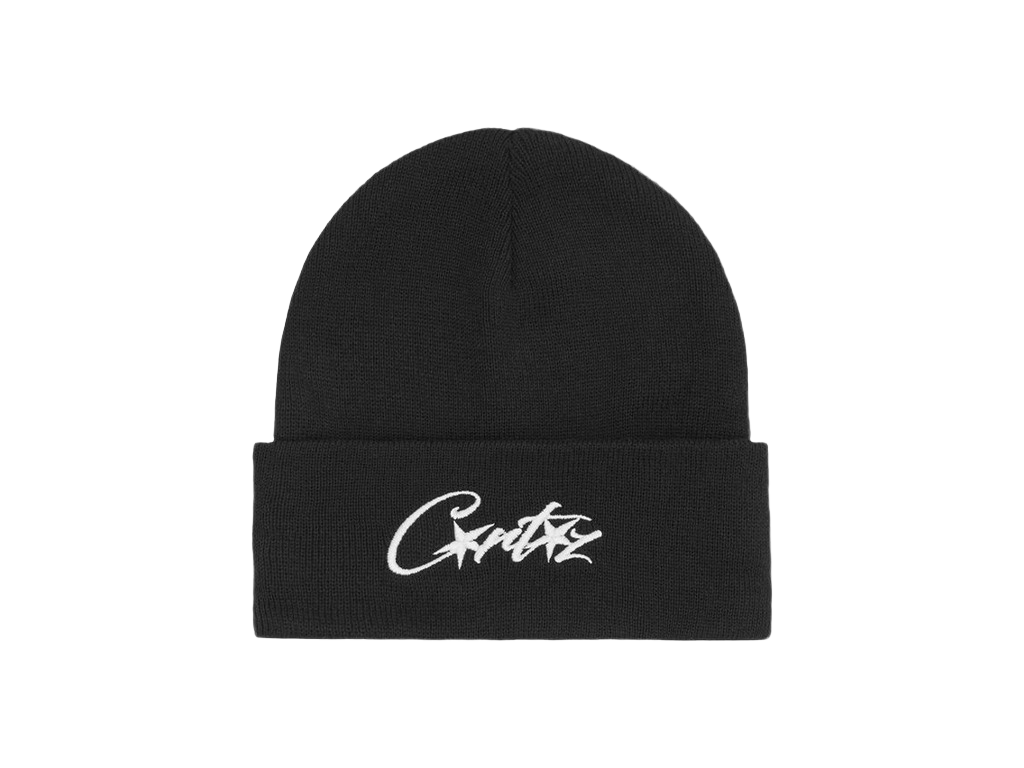 Corteiz Allstarz Folded Beanie Black-Corteiz-pikastore.cz