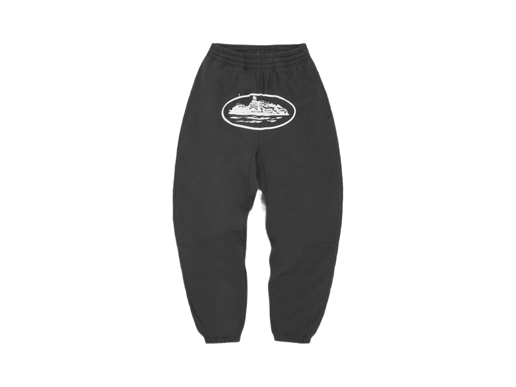 Corteiz CRTZ Alcatraz Sweatpant Black-Corteiz-pikastore.cz