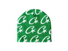 Corteiz Cstarz Monogram Beanie Green