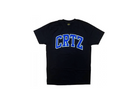 Corteiz Dropout Logo Tee Black Blue-Corteiz-pikastore.cz
