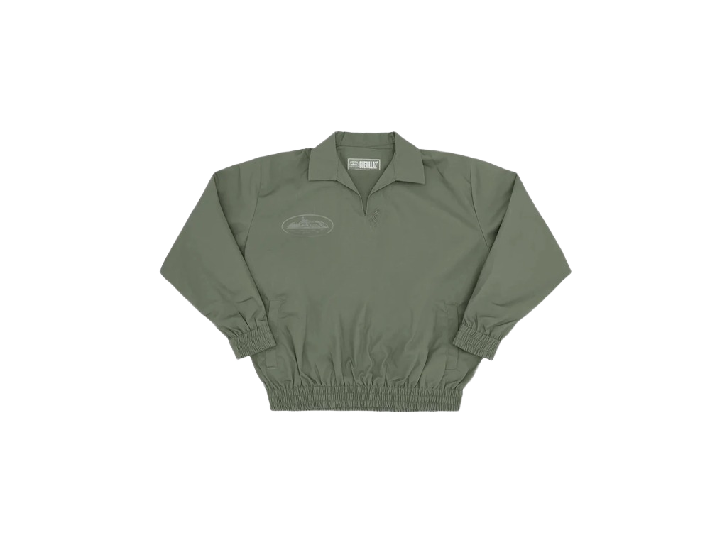 Corteiz Guerillaz Drilltop Tonal Khaki-Corteiz-pikastore.cz