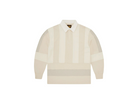 Corteiz Panel Strpez Rugby Shirt Cream-Corteiz-pikastore.cz