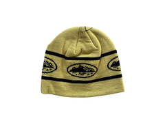 Corteiz Repeat Alcatraz Beanie Yellow Black