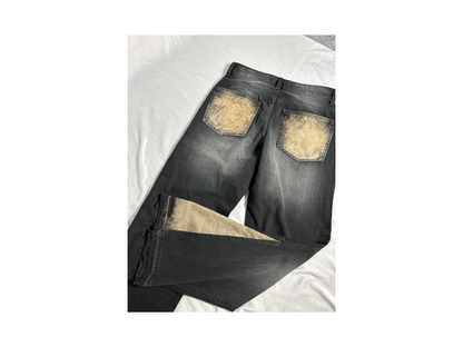 Custom Bleach Baggy Jeans