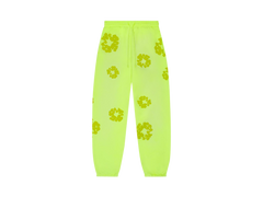 Denim Tears Mono Cotton Wreath Sweatpants Neon Green