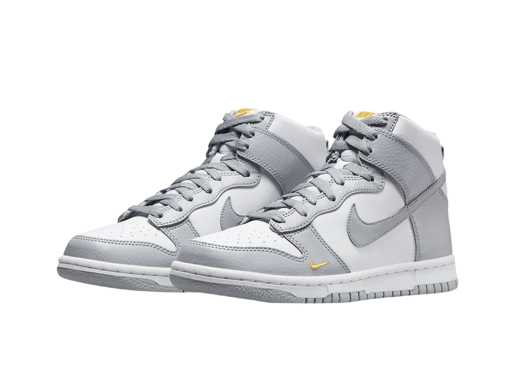 Nike Dunk High Next Nature GS Wolf Grey Marigold-Nike-pikastore.cz