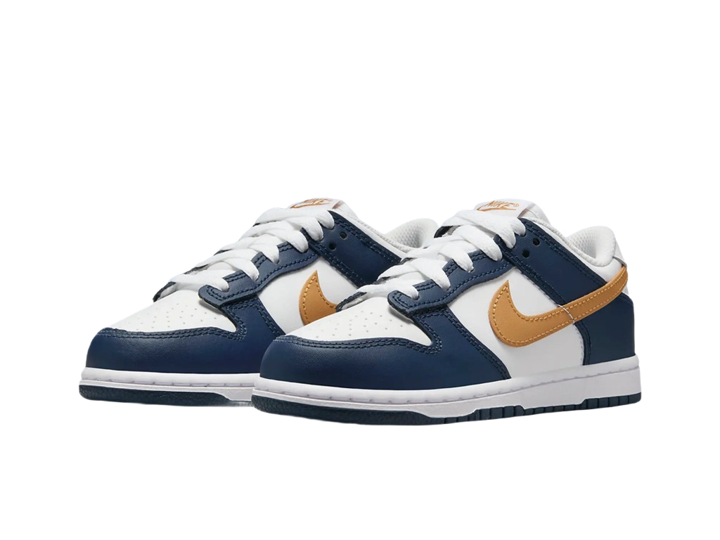 Nike Dunk Low GS Midnight Navy Wheat-Nike-pikastore.cz