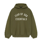 Fear of God Essentials Fleece S24 Hoodie Military-Fear of God-pikastore.cz