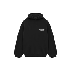 Fear of God Essentials Fleece Hoodie S24 Black - PIKASTORE