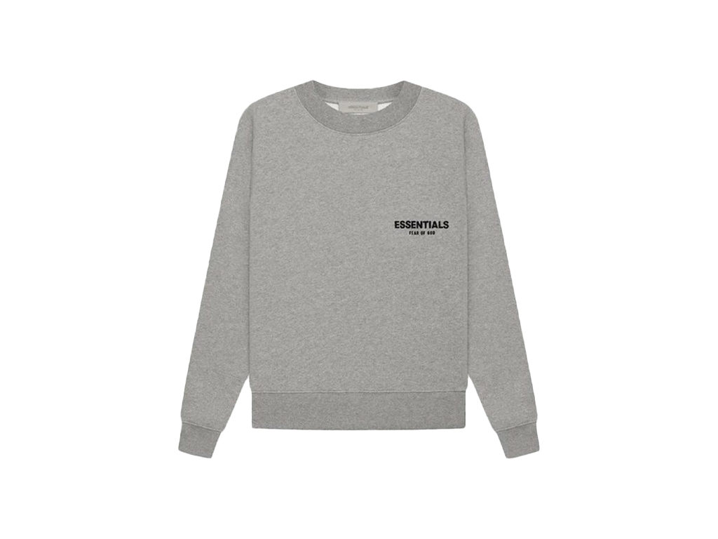 Fear of God Essentials S22 Crewneck Dark Oatmeal-Clothing-Fear of God-pikastore.cz