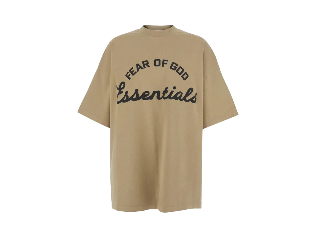 Fear of God Essentials 90s Short-Sleeve Tee Faded Dune – tričko, béžová