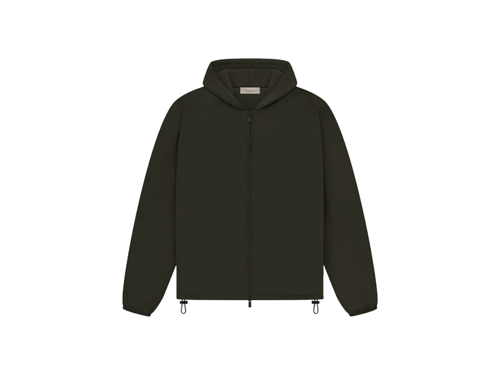 Fear of God Essentials S24 Full Zip Jacket Off Black-Fear of God-pikastore.cz