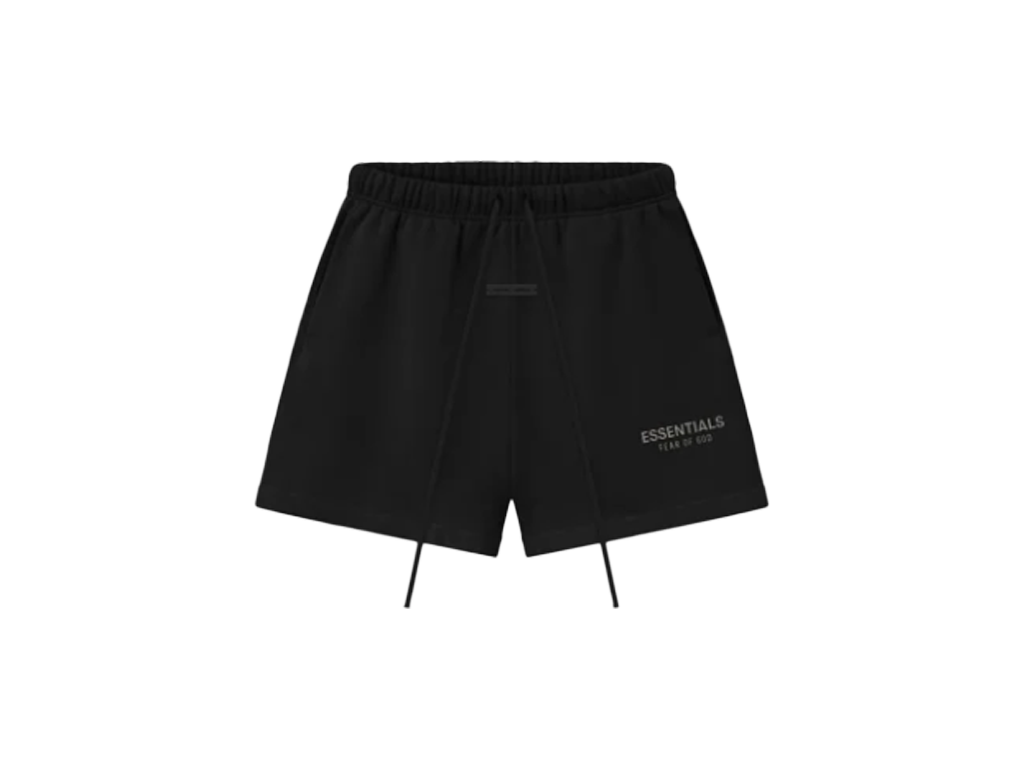 Fear of God Essentials S25 Shorts Glossy Jet Black-Fear of God-pikastore.cz