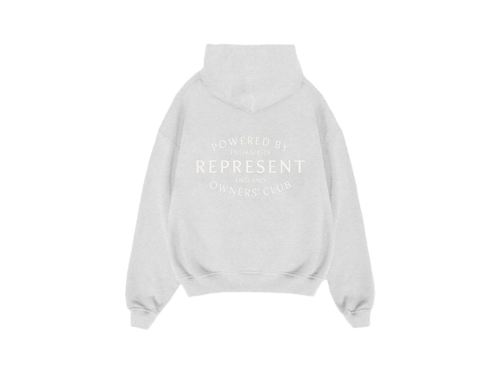 Represent Owners Club Stamp Hoodie Ash Grey-Represent-pikastore.cz
