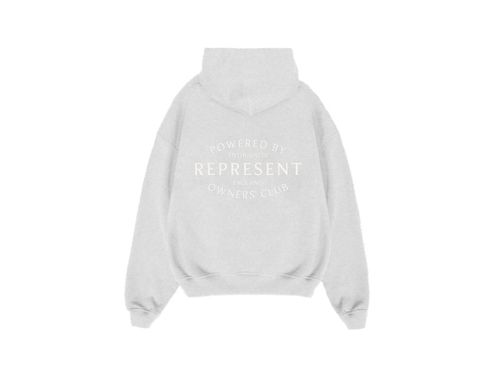 Represent Owners Club Stamp Hoodie Ash Grey-Represent-pikastore.cz