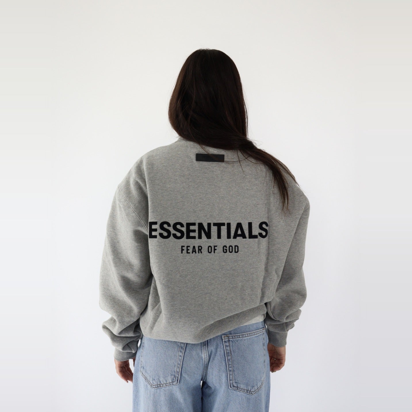 Fear of God Essentials S22 Crewneck Dark Oatmeal-Clothing-Fear of God-pikastore.cz