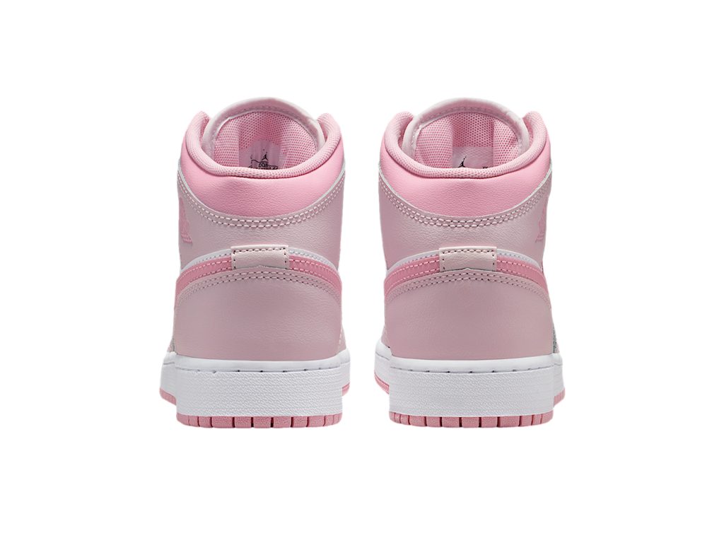 Jordan 1 Mid Pearl Pink White (GS)-Nike-pikastore.cz