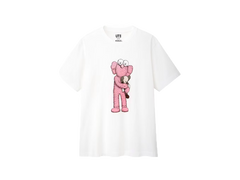 Kaws x Uniqlo Pink BFF Tee (US Sizing) White