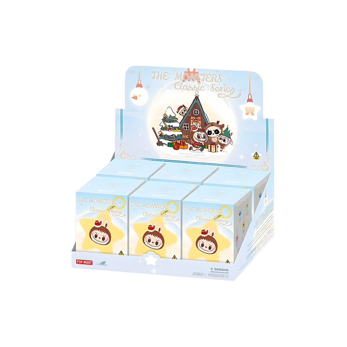 Labubu Pop Mart The Monsters Classic Series Sparkly Plush Pendant Sealed Case (6 Blind Box)-Labubu-pikastore.cz