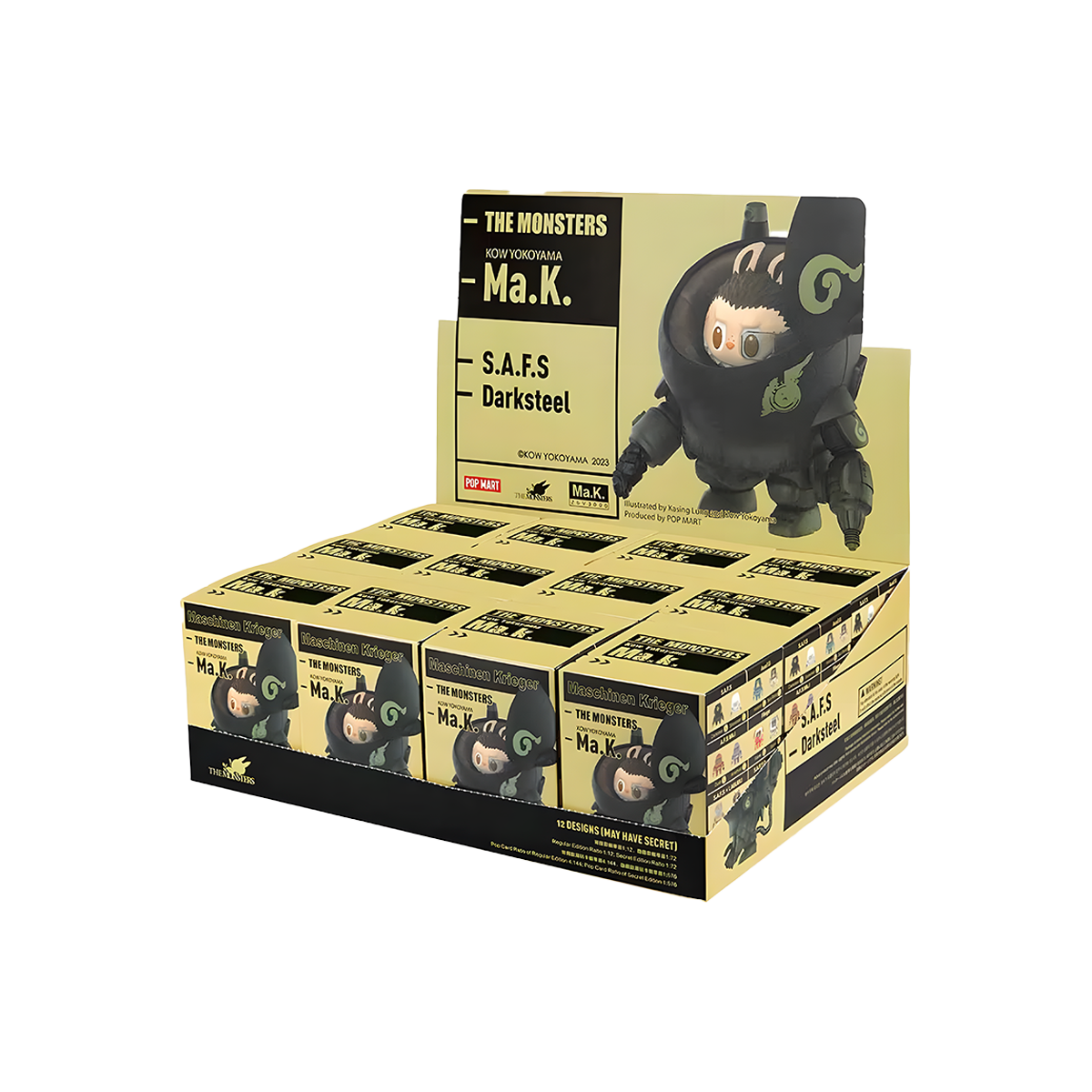 Labubu Pop Mart The Monsters x Kow Yokoyama MA.K.Series Sealed Case (12 Blind Box)-Labubu-pikastore.cz