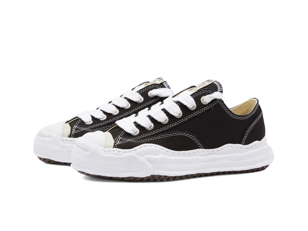 Maison Mihara Yasuhiro Hank OG Sole Canvas Low Black-Maison Mihara Yasuhiro-pikastore.cz