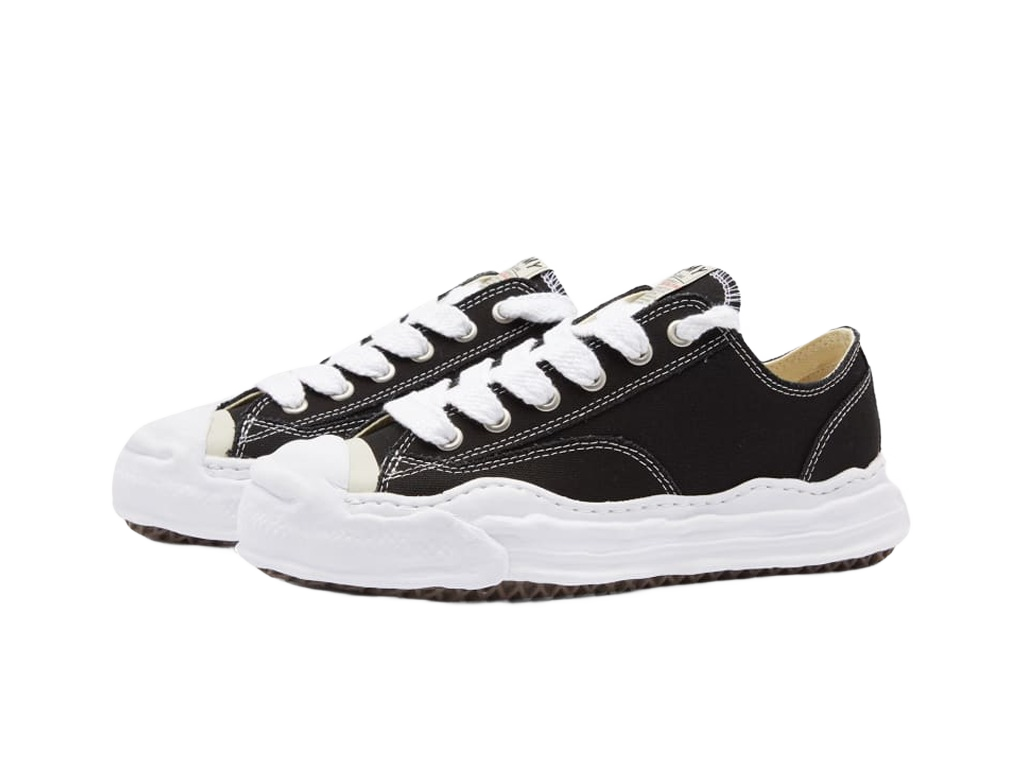 Maison Mihara Yasuhiro Hank OG Sole Canvas Low Black-Maison Mihara Yasuhiro-pikastore.cz