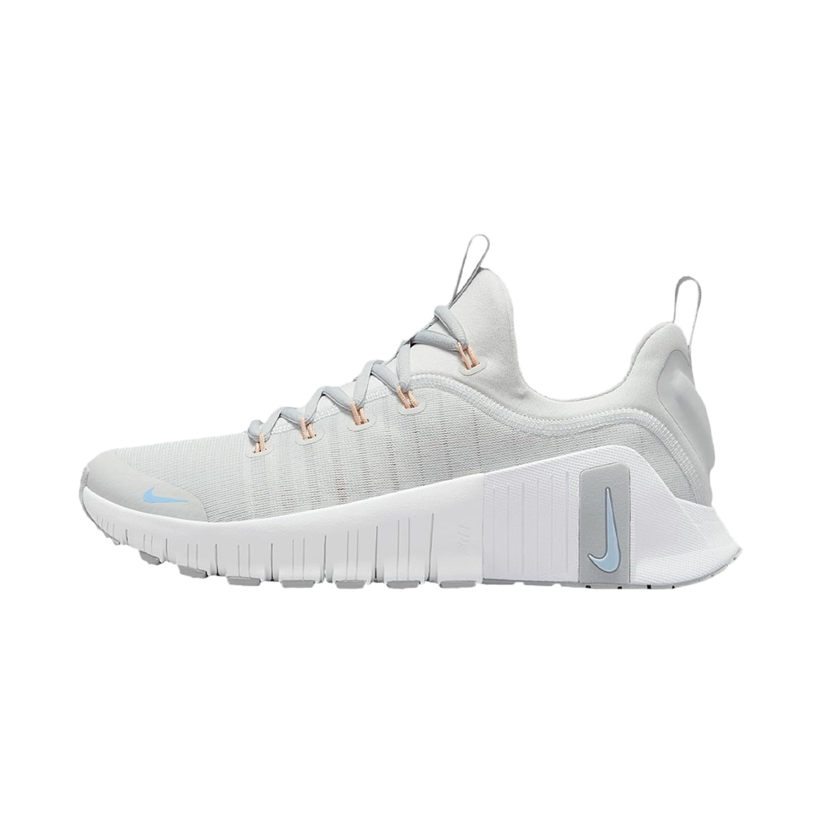 Nike Free Metcon 6 Photon Dust Light Smoke Grey Summit White Metallic Silver (Womens)-Nike-pikastore.cz