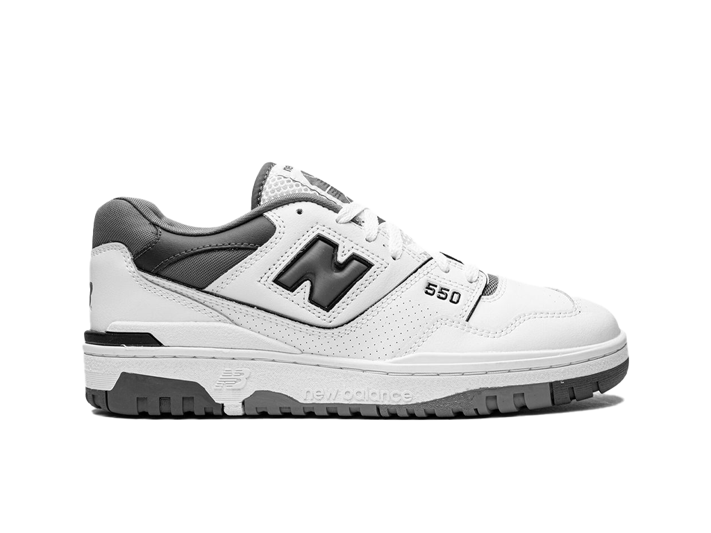 New Balance 550 White Grey Dark Grey-sneakers-New Balance-pikastore.cz