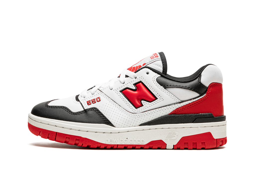 New Balance 550 White Red Black-sneakers-New Balance-pikastore.cz