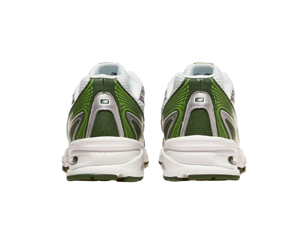 New Balance 740 White Alpine Green Silver Metallic – sneakersy – zdjęcie 4 z 5
