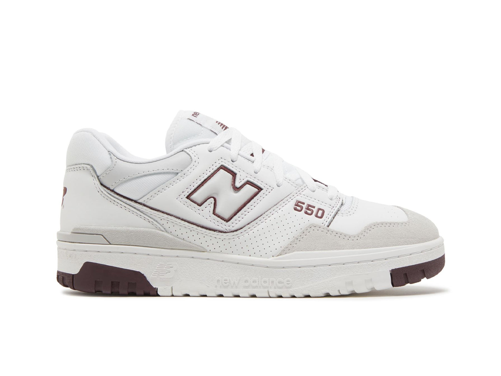 New Balance 550 Summer Fog Burgundy