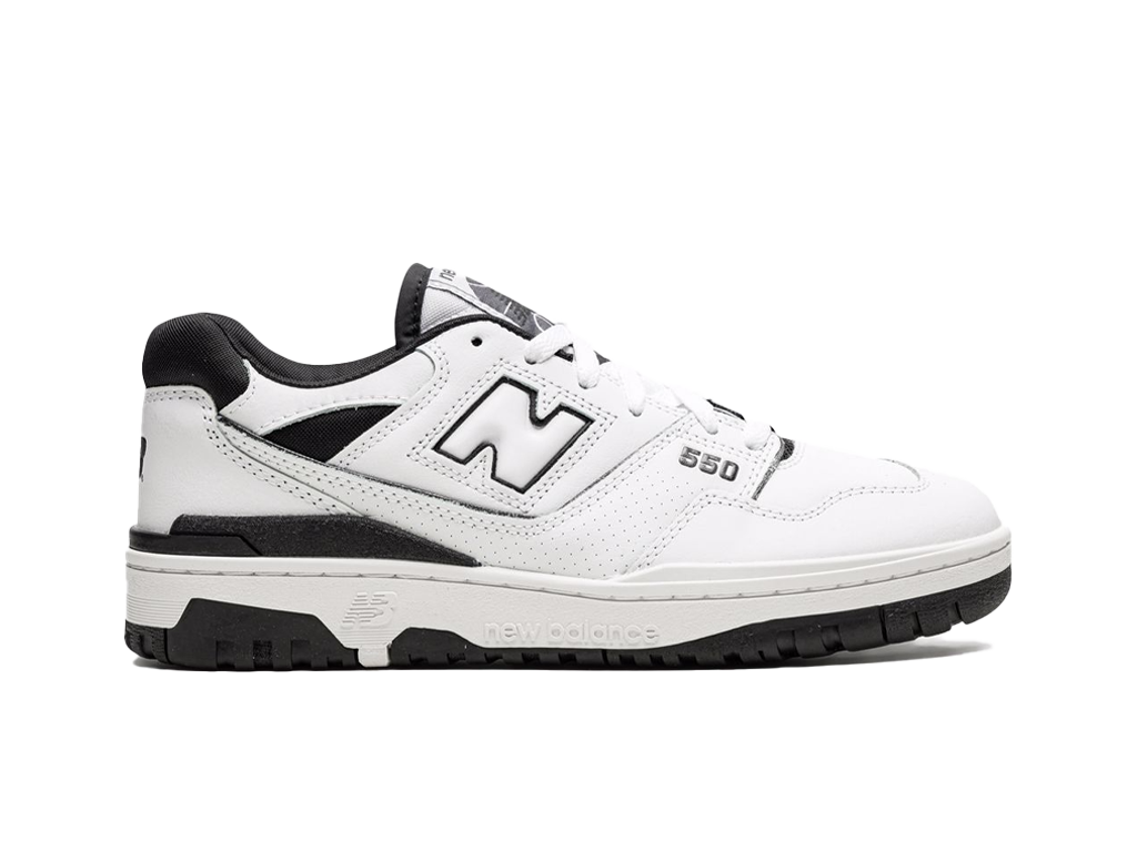 New Balance 550 White Black-sneakers-New Balance-pikastore.cz