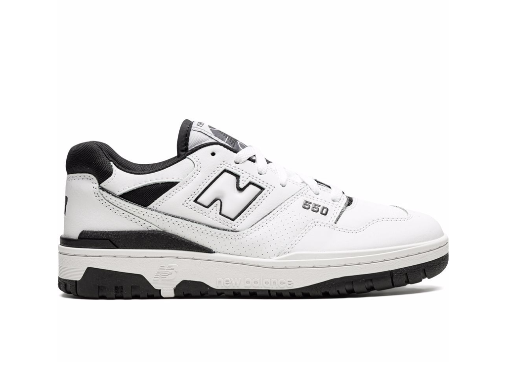 New Balance 550 White Black-sneakers-New Balance-pikastore.cz
