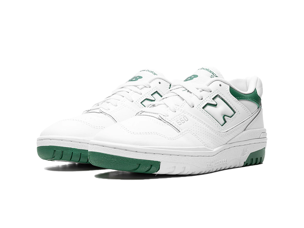 New Balance 550 White Classic Green