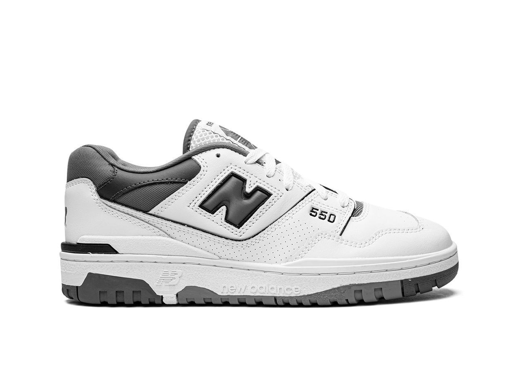 New Balance 550 White Gray Dark Grey