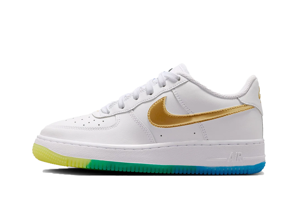 Nike Air Force 1 GS White Soar Sonic Yellow