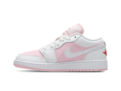 Nike Air Jordan 1 Low GS Pink Foam Fire Red White