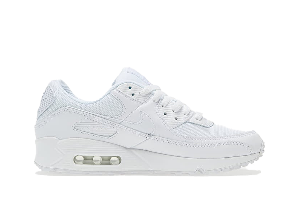 Nike Air Max 90 Triple White – tenisky – fotka 3 z 5
