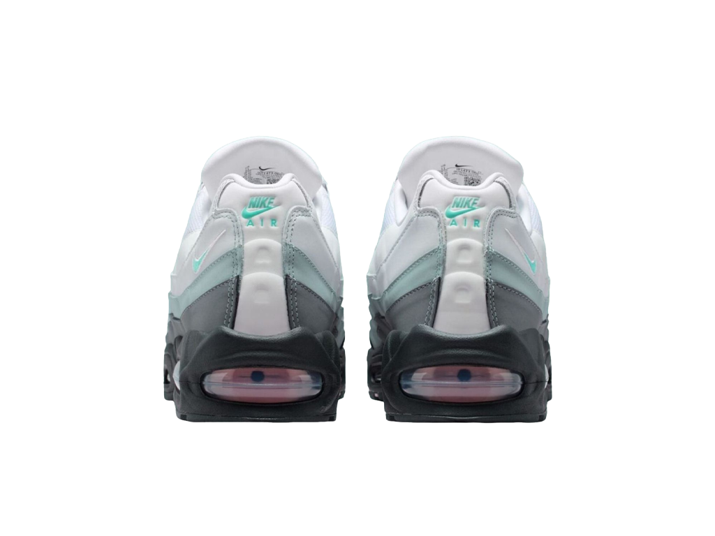 Nike Air Max 95 Big Bubble - White Hyper Turquoise – Sneaker – Foto 4 von 5