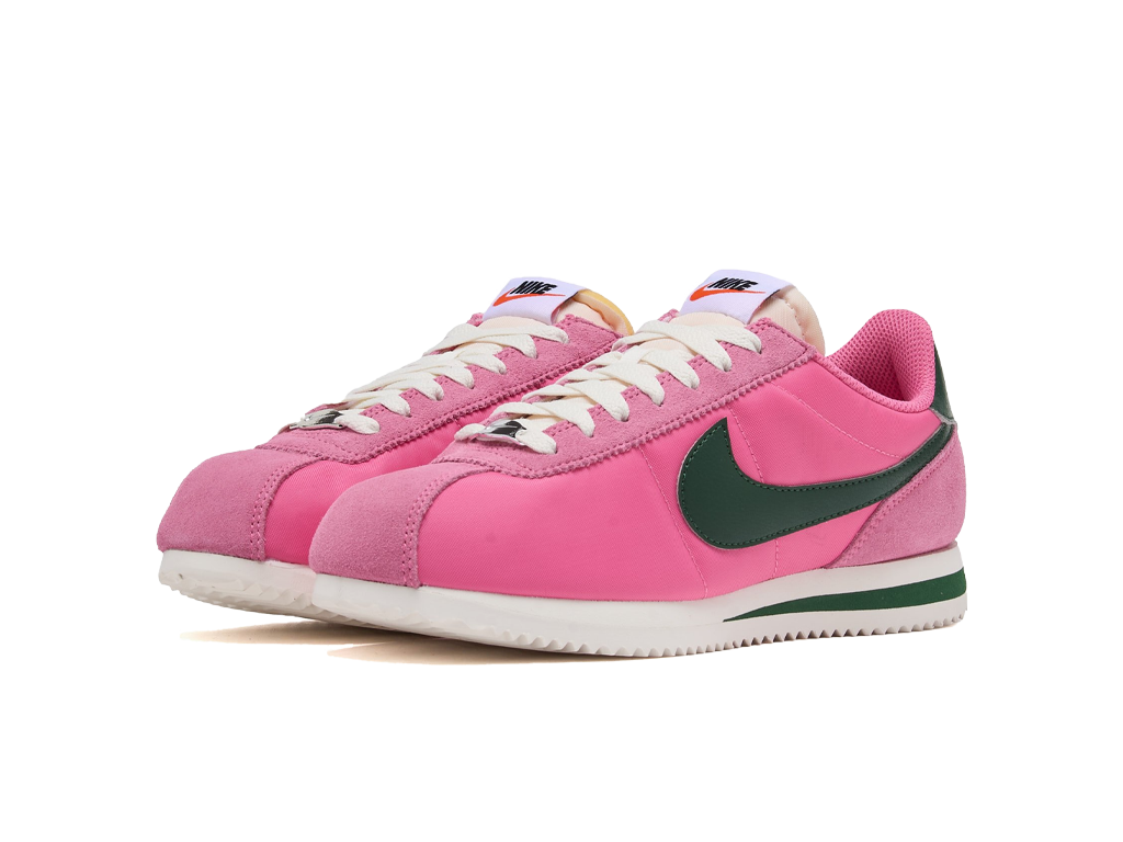 Nike Cortez TXT Pinksicle Sail White Fir (Womens)-Nike-pikastore.cz