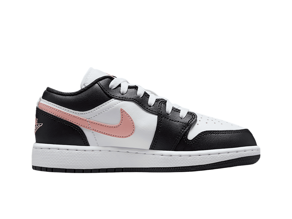 Nike Jordan 1 Low White Black Rust Pink (GS)-Nike-pikastore.cz