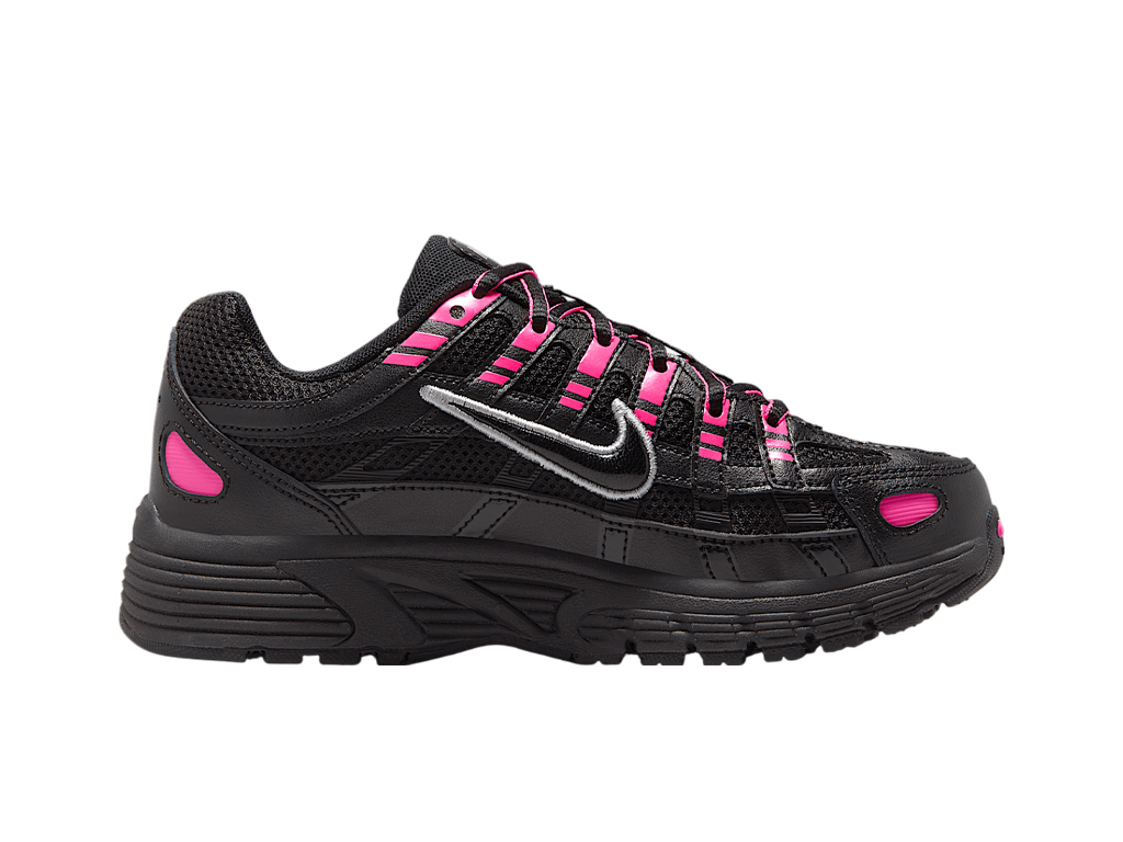 Nike P-6000 Pink Blast Metallic Silver Black (GS)-Nike-pikastore.cz