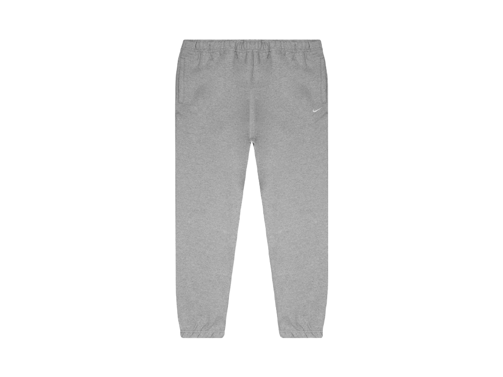 Nike Solo Swoosh Fleece Pant Dark Grey/White-Nike-pikastore.cz