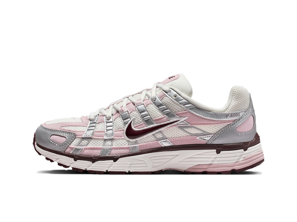 Nike Wmns P-6000 Silver Burgundy Plum Chalk-Nike-pikastore.cz