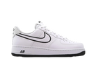Nike Air Force 1 07 Embroidered Swoosh - White Black-Nike-pikastore.cz