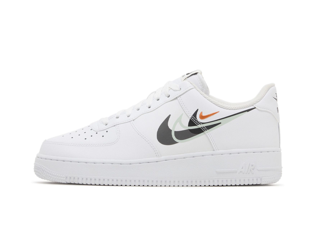 Nike Air Force 1 07 Multi Swoosh - White Black-Nike-pikastore.cz